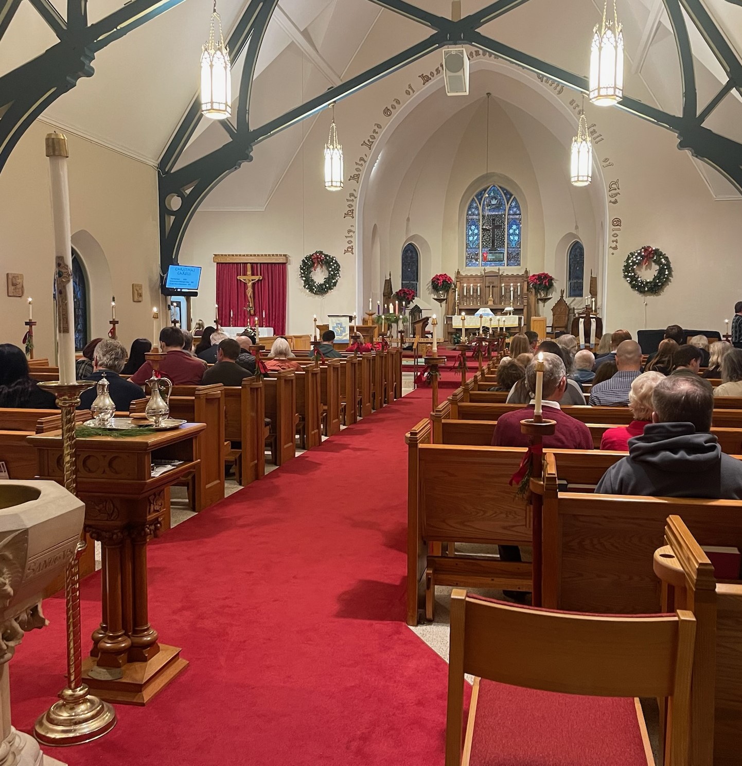 Worship service at Church of the Holy Communion