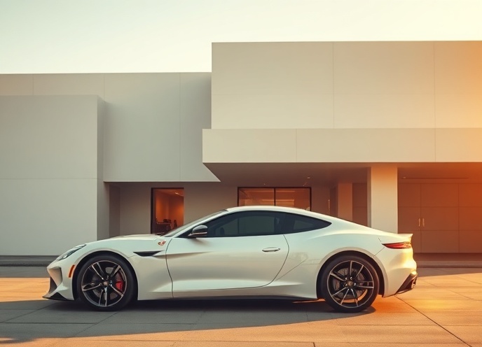 Premium luxury sports car