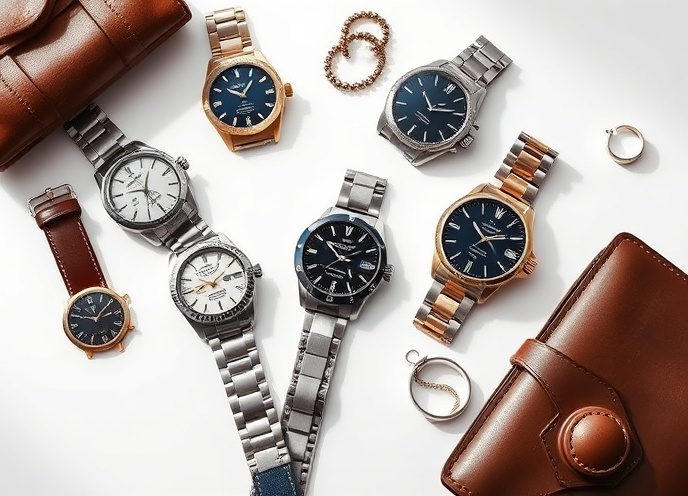 Luxury watches and accessories