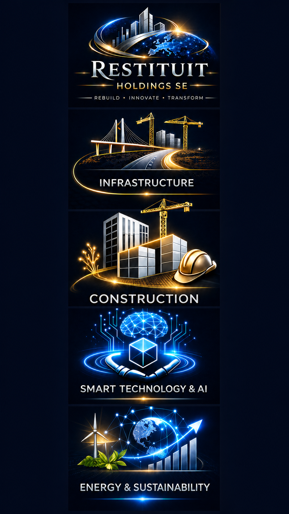 European cityscape with infrastructure