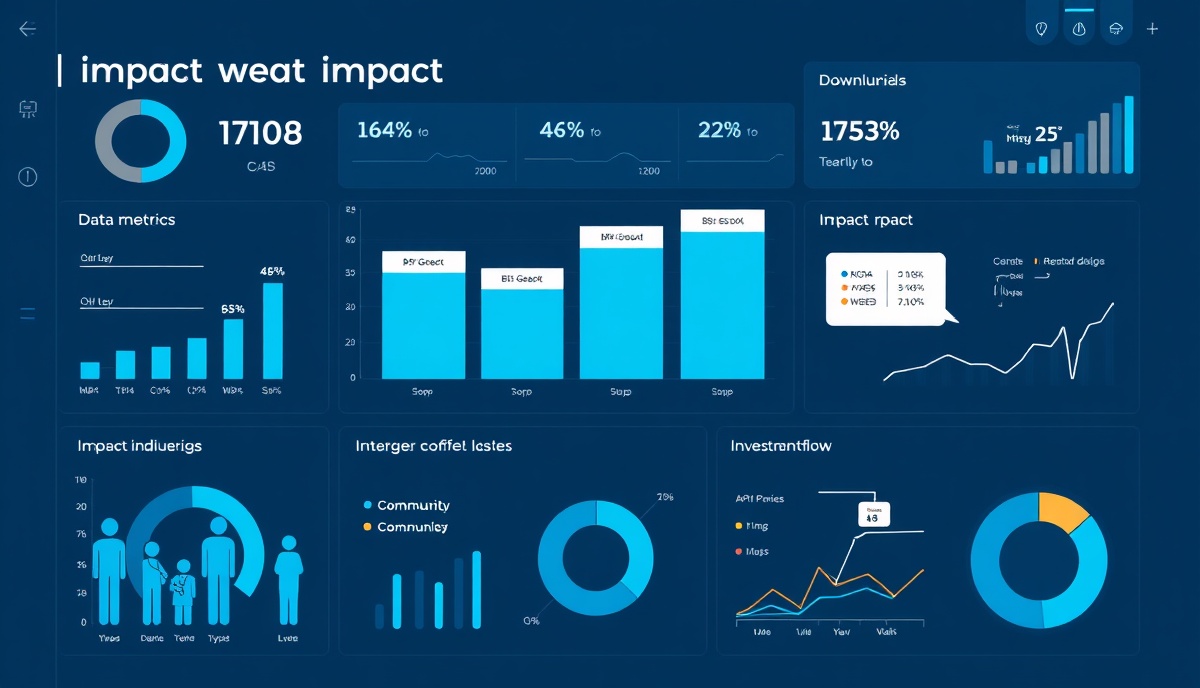 Impact dashboard and metrics visualization