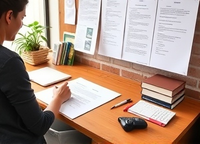 Academic writing process with research papers