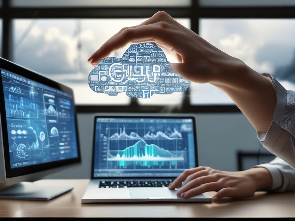 A close up image of a professional working on a