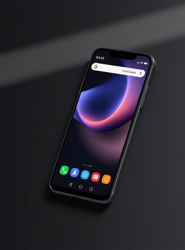 Android app mockup with polished UI design