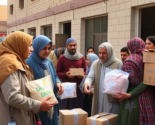 Emergency relief distribution