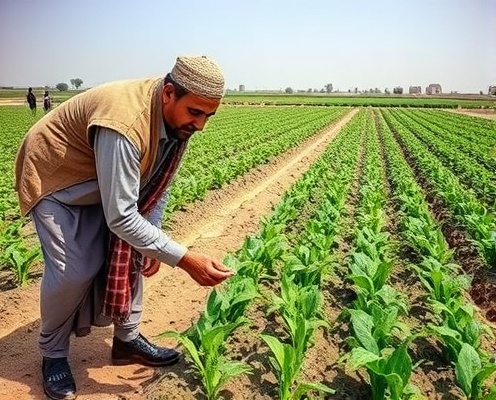Afghan farmers learning sustainable agriculture