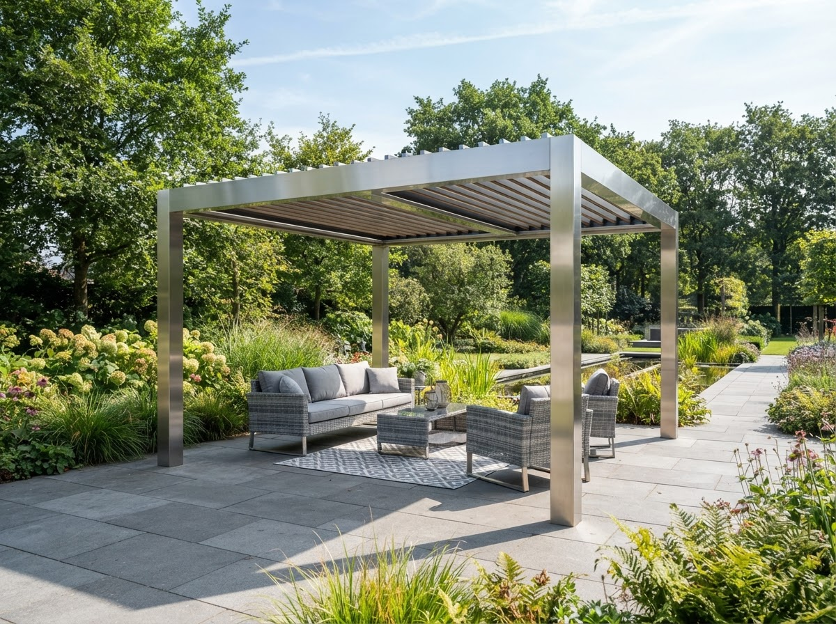 Metallic gazebo assembly service