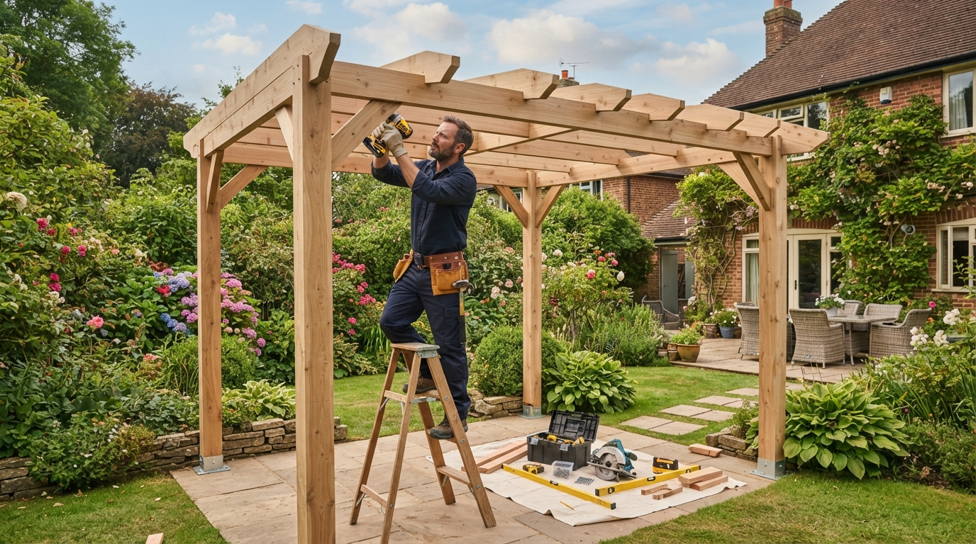 Professional pergola assembly