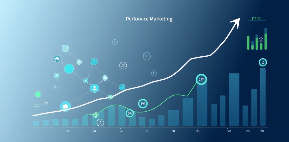 Performance marketing growth visualization