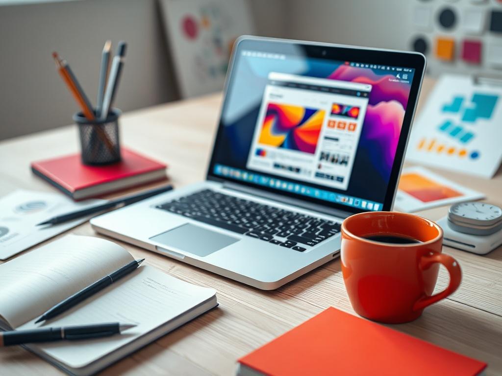 A close up shot of a digital content creation process,