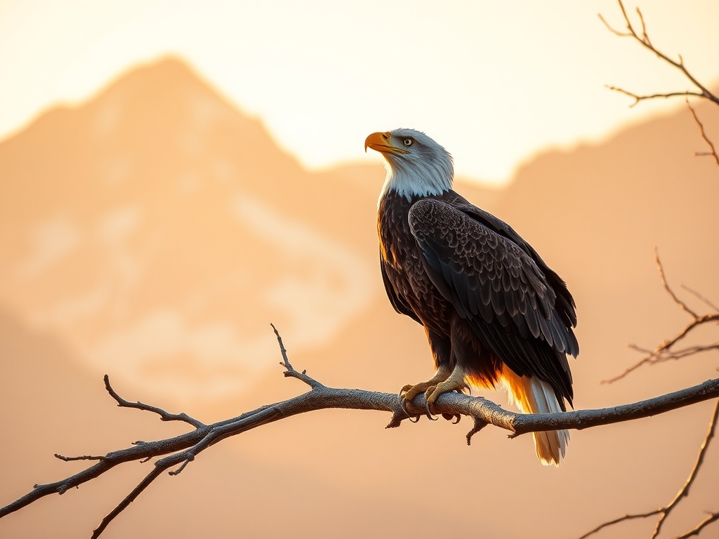 Soaring eagle in spiritual light symbolizing On Eagle's Wings program