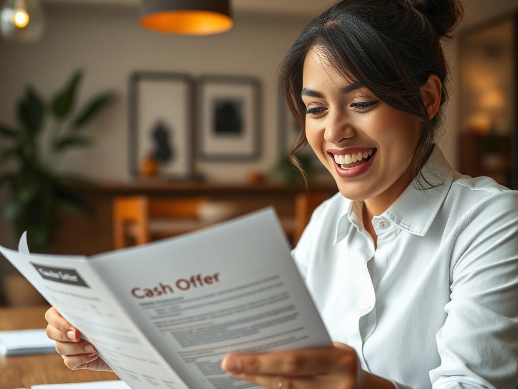 A realistic, high resolution close up of a person reviewing