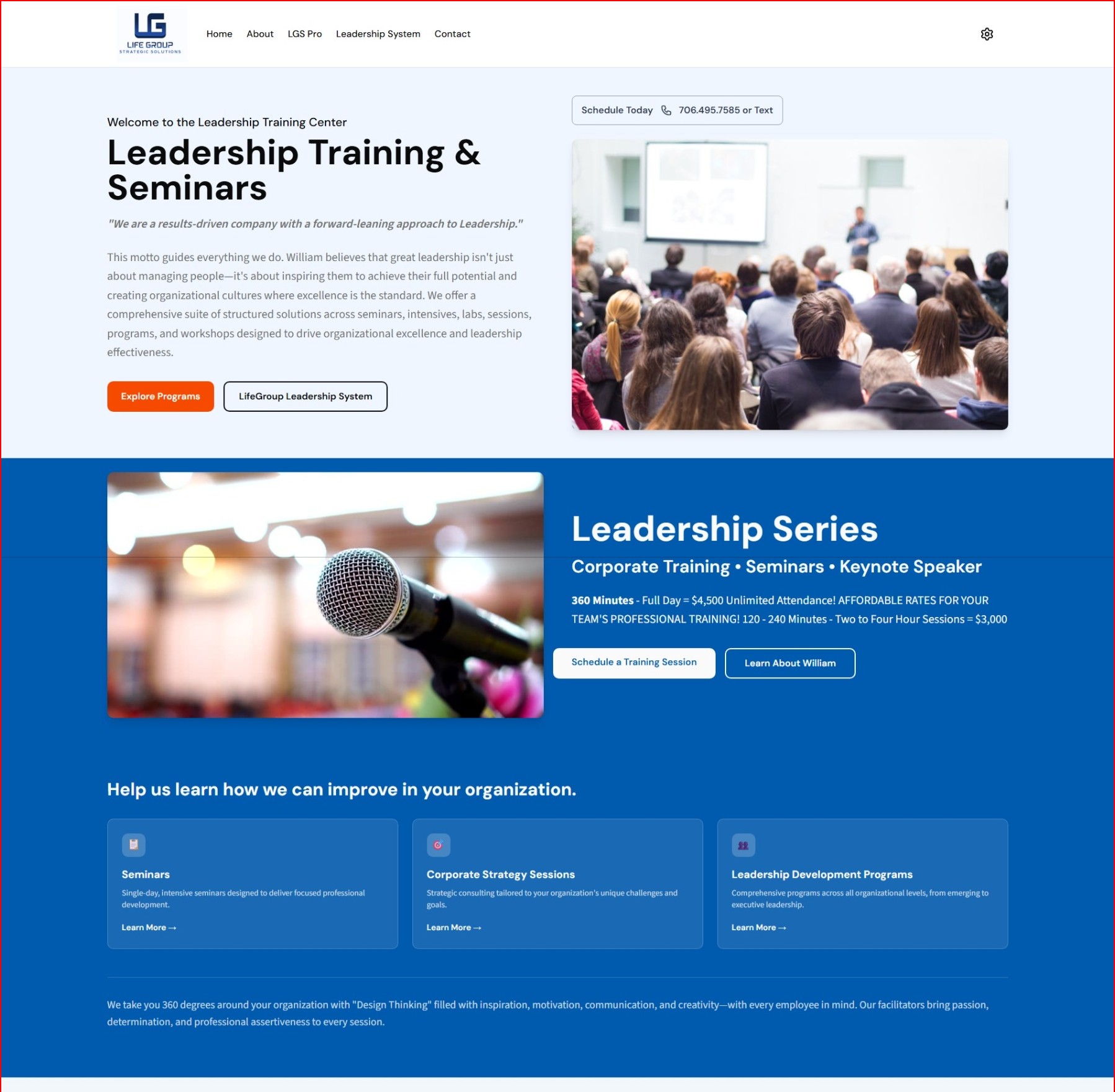 Life Group Strategy website
