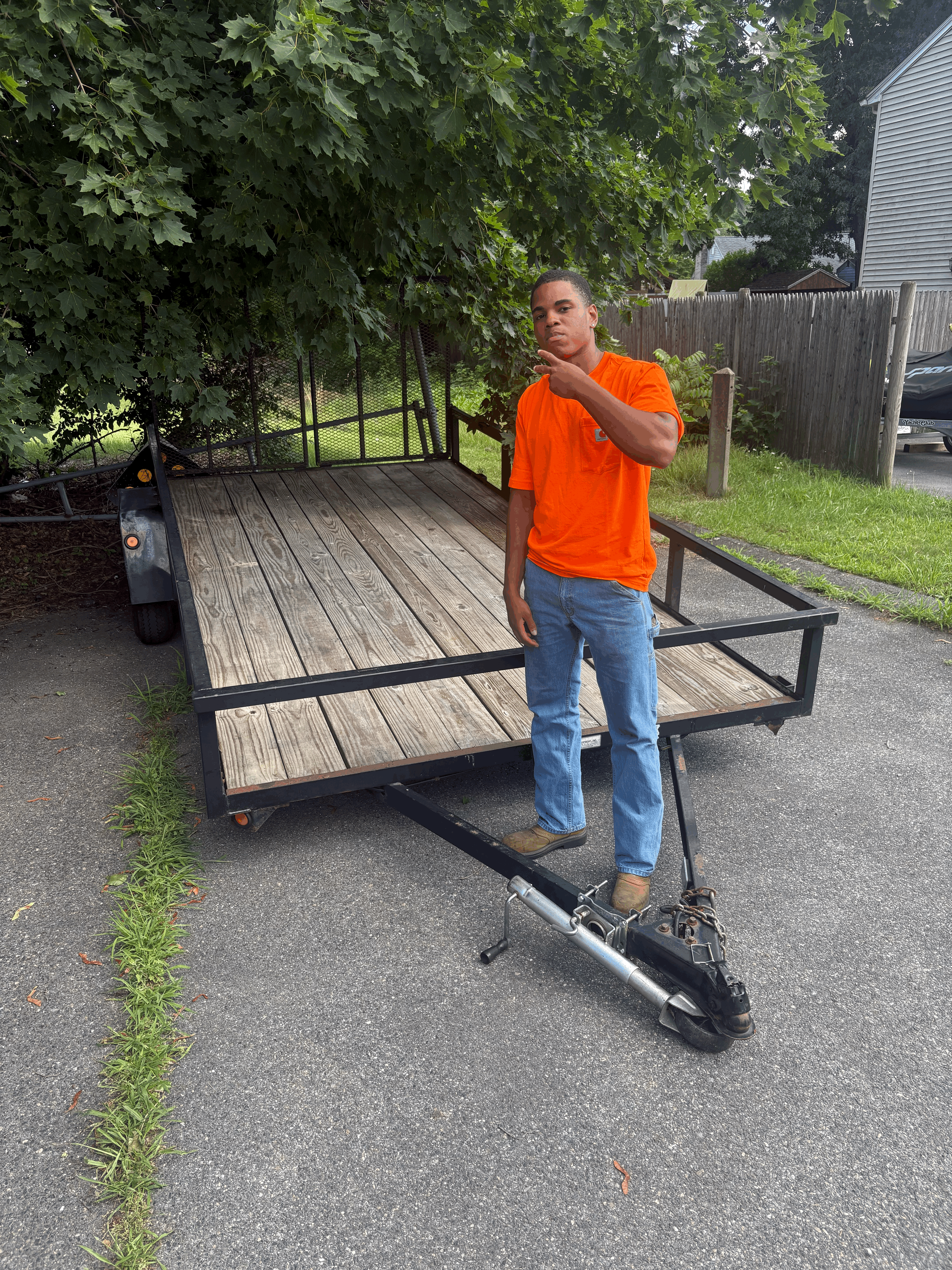 Completed junk removal project