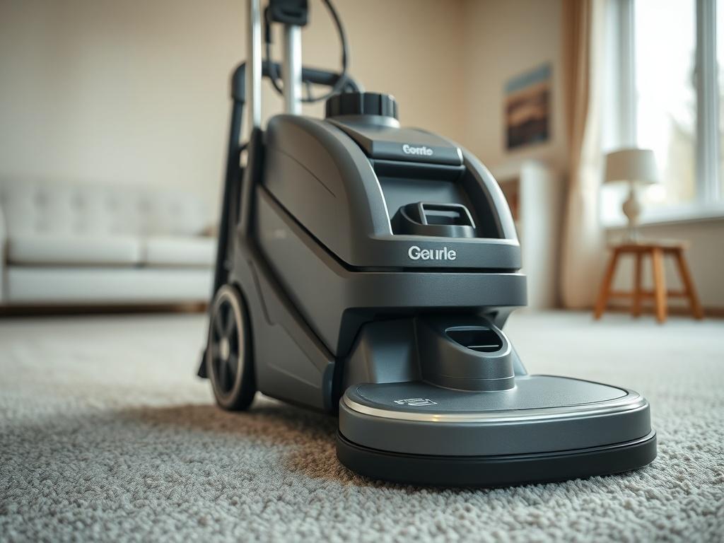 A hyper realistic close up shot of a rental carpet