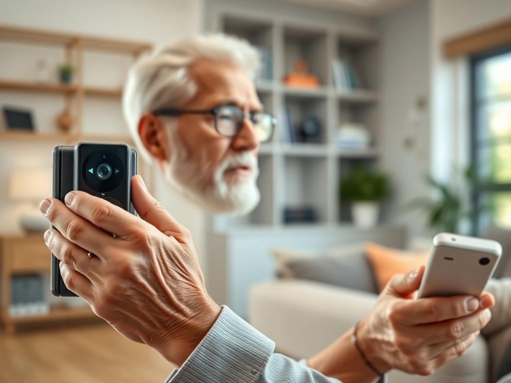A modern, accessible housing unit featuring advanced assistive technology