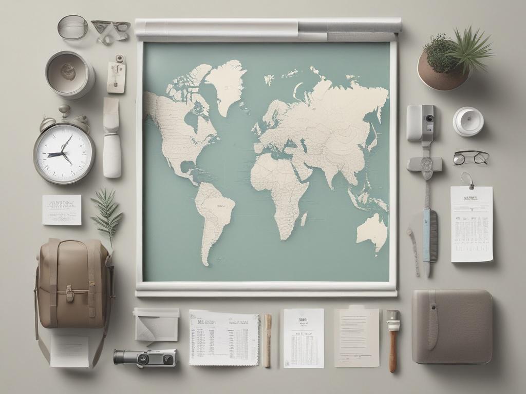 travel booking, flights, accommodations, transportation, itinerary