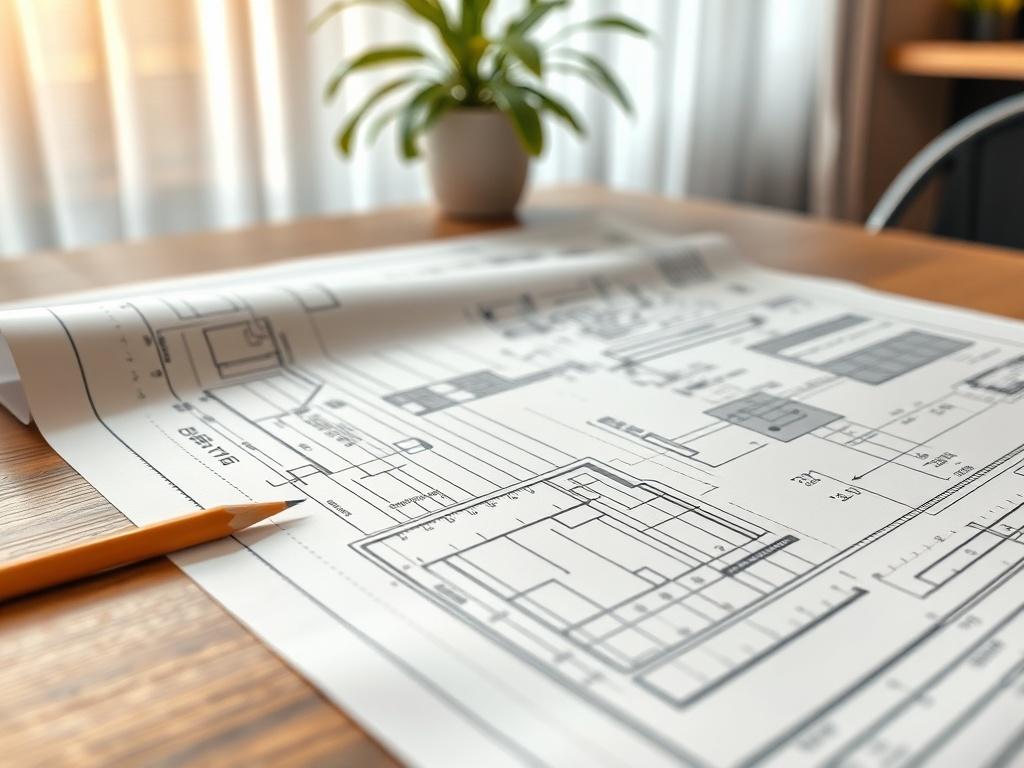 A hyper realistic close up shot of a modern architectural