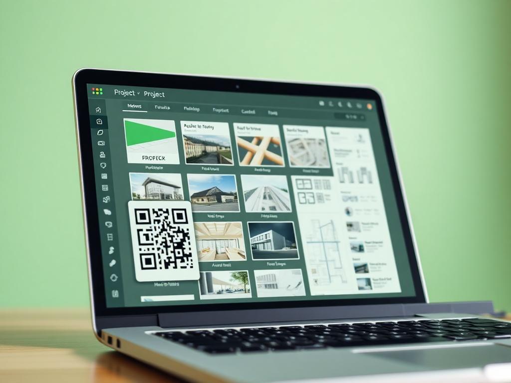 A close up shot of a digital project management interface,