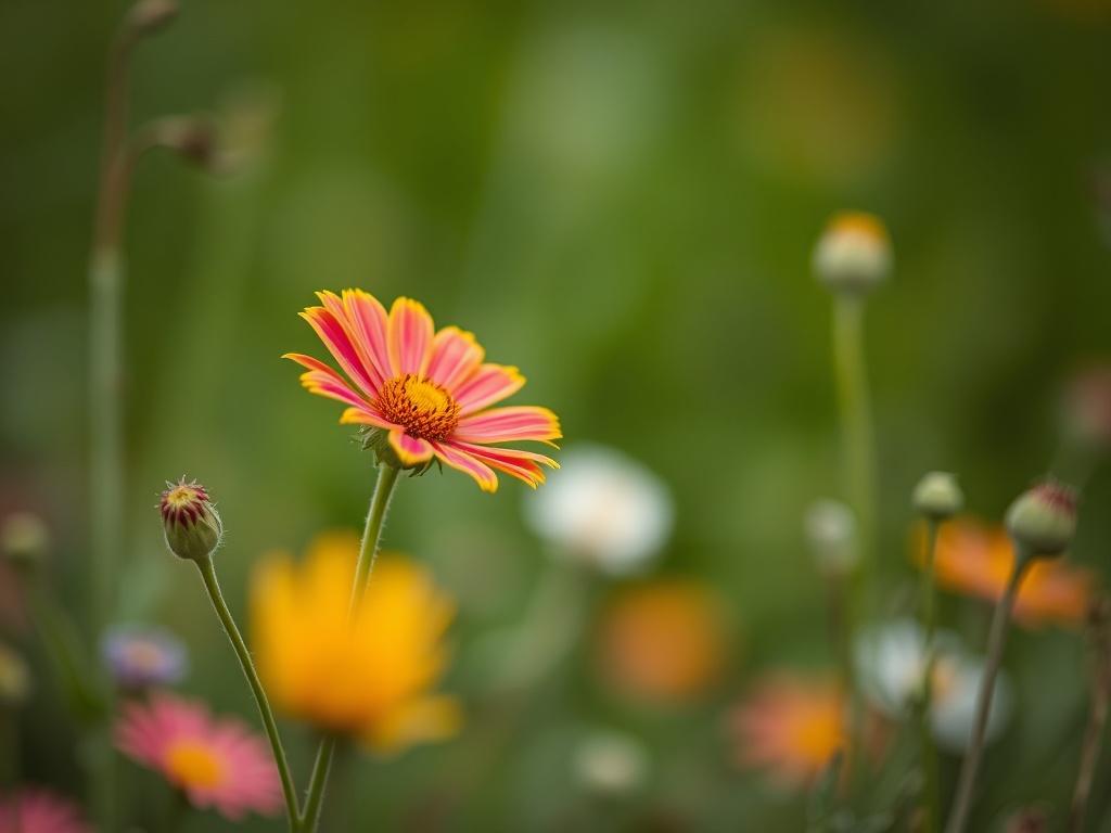 An artistic shot of a close up view of a