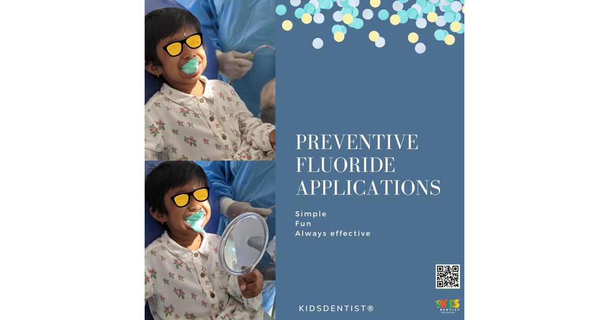 Why professional fluoride applications are important for children.
