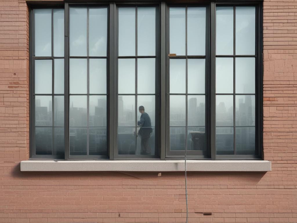 window cleaning, clear windows, commercial building, professional service