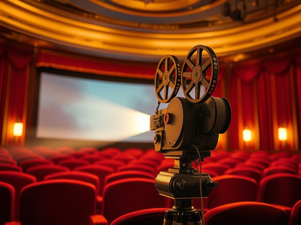 A nostalgic and warm high resolution of a vintage film