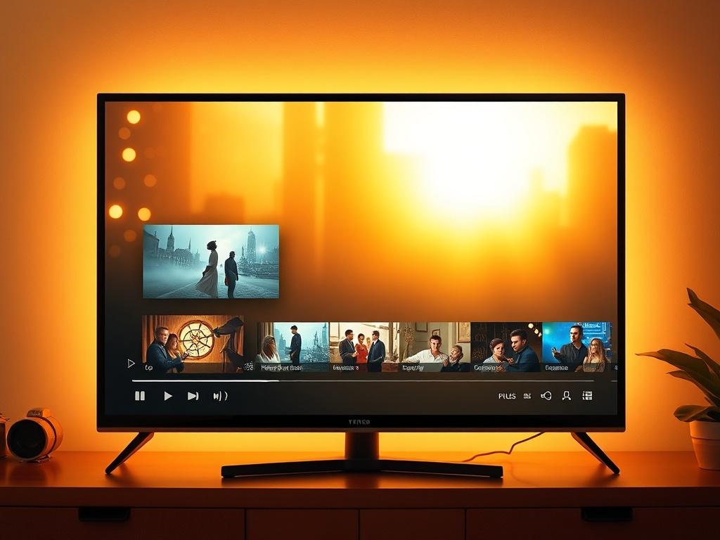 A high resolution of a sleek and modern video player