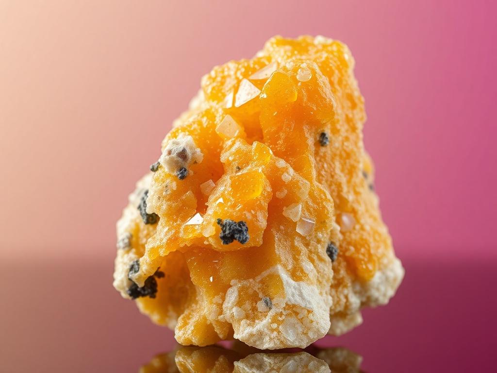 A close up shot of a high quality solid mineral
