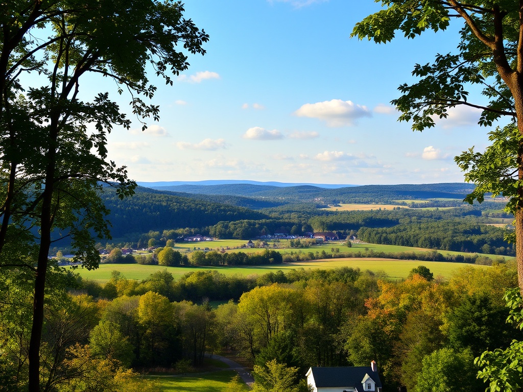 Hixson Tennessee peaceful natural landscape and countryside