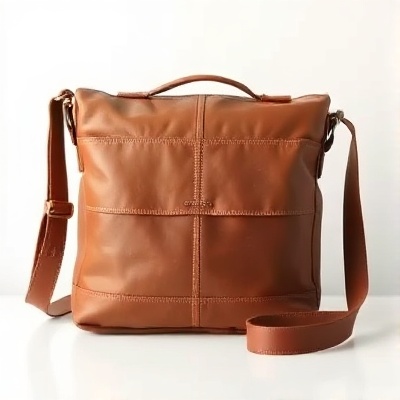 Leather Messenger Bag