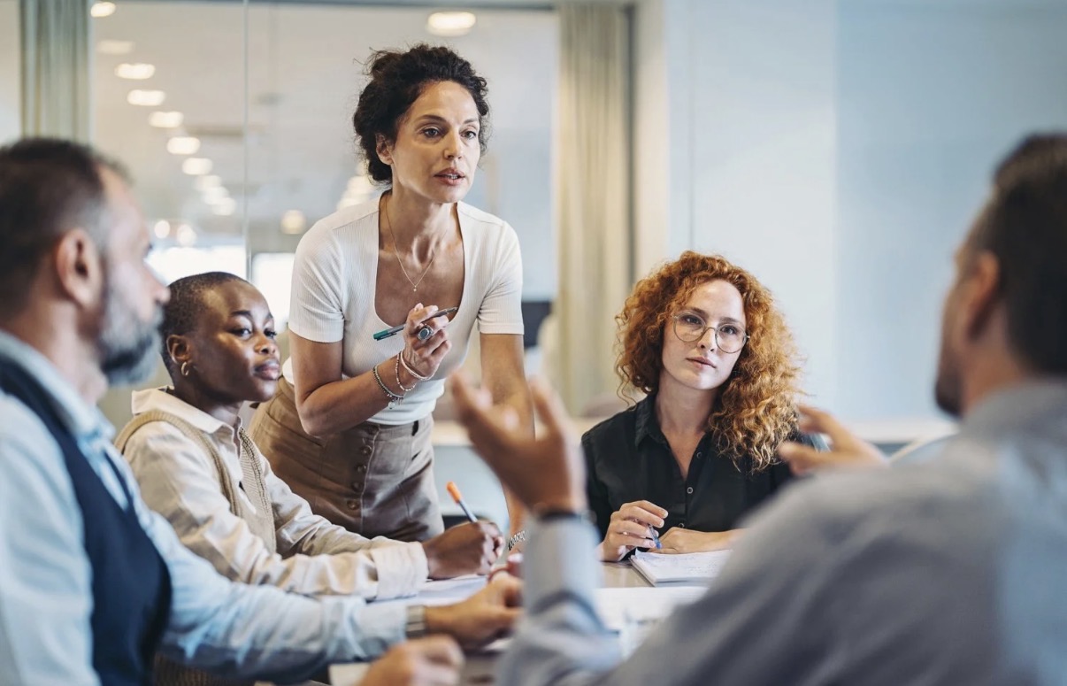 Harassment training session in progress