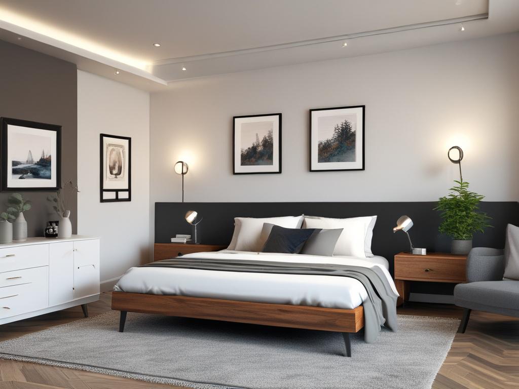 A serene and inviting incall location, with soft lighting and