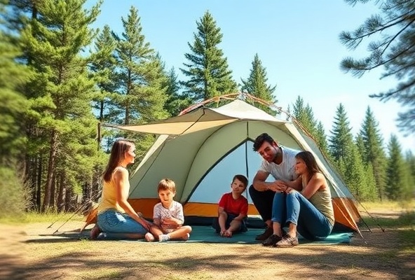 Family camping