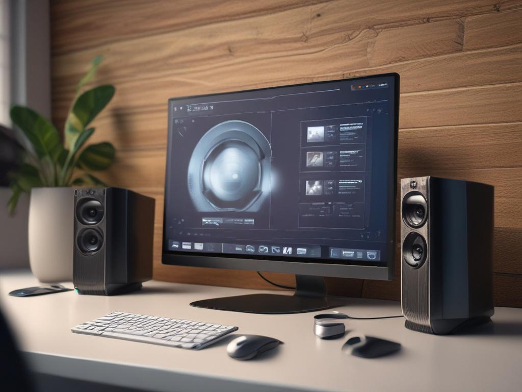 a close up of a professional speaker presenting a webinar