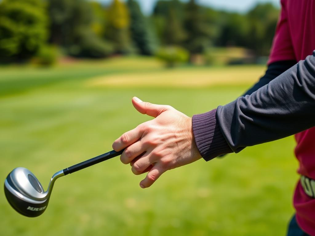 A hyper realistic close up shot of a golf coach