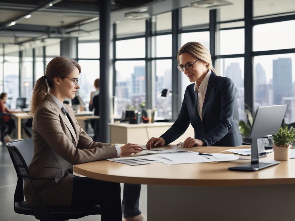 A professional business consultant, a middle aged White woman with