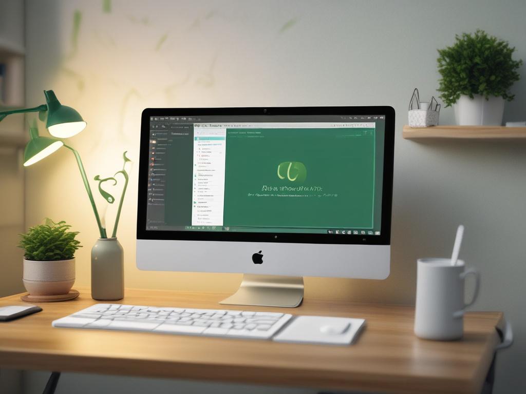 A focused individual coding on a laptop in a bright,