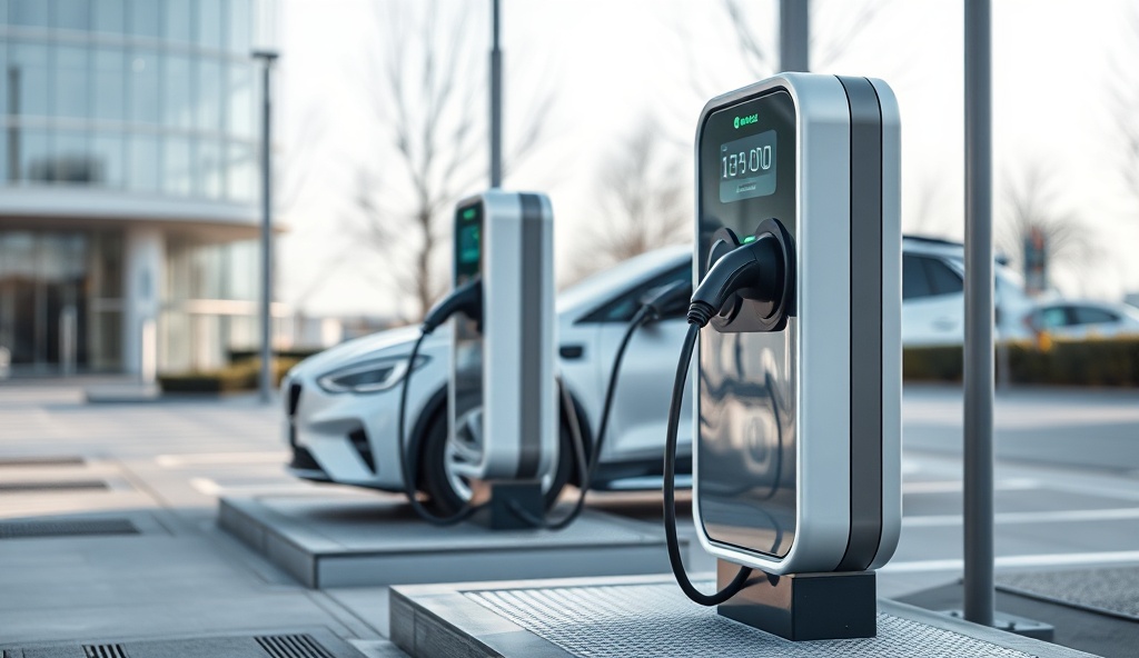 Charging station illustration