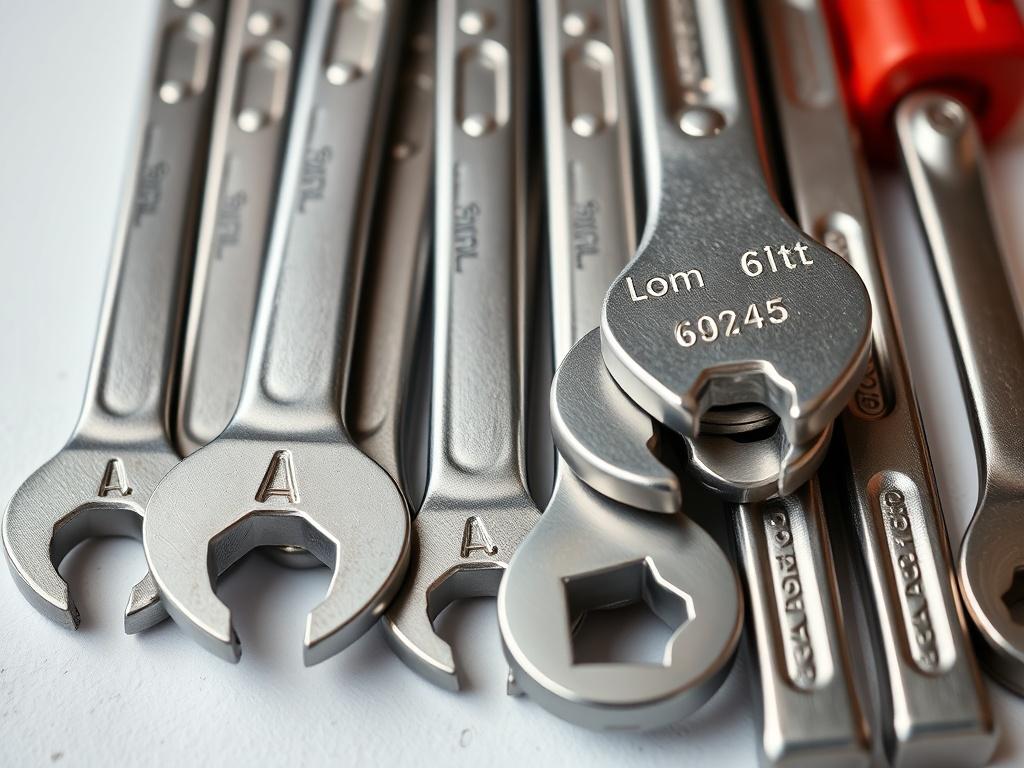 A high resolution close up shot of a set of