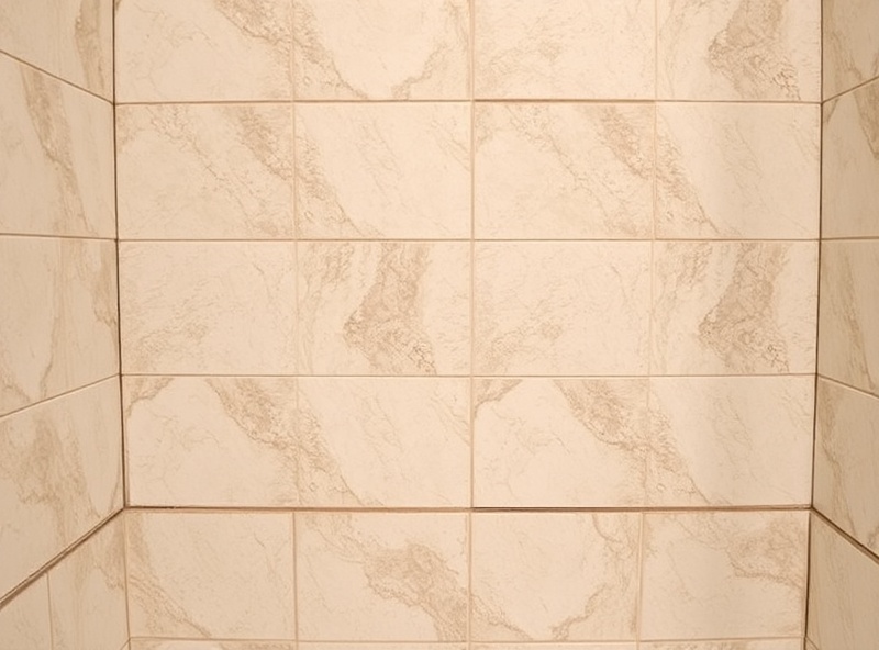 Proper bathroom tile installation showing correct grout lines and professional finish