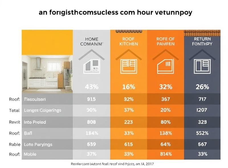 Investment comparison chart showing ROI percentages for different remodeling projects