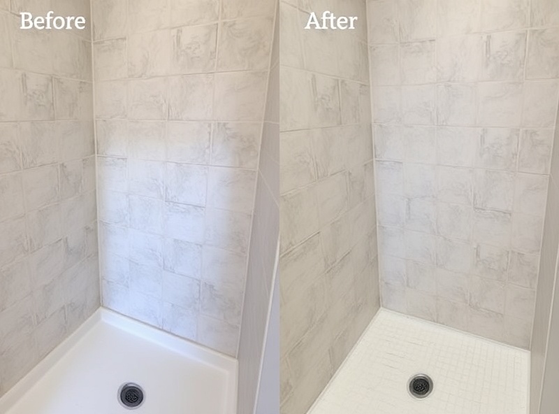 Before and after comparison of professional waterproofing installation