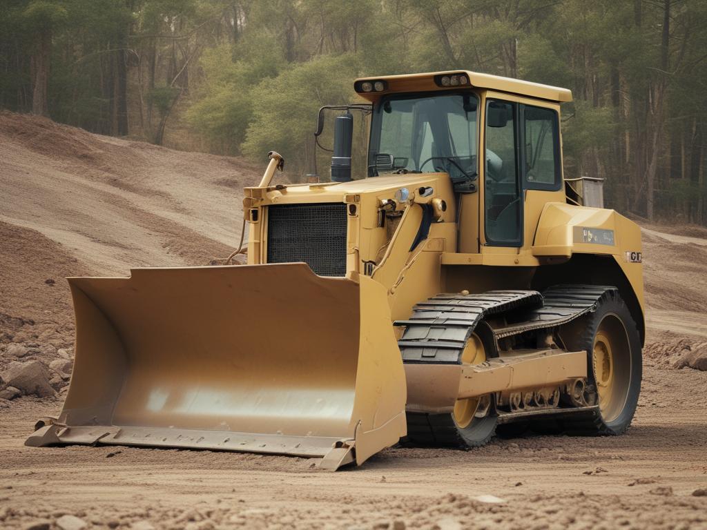 bulldozer, land clearing, construction machinery