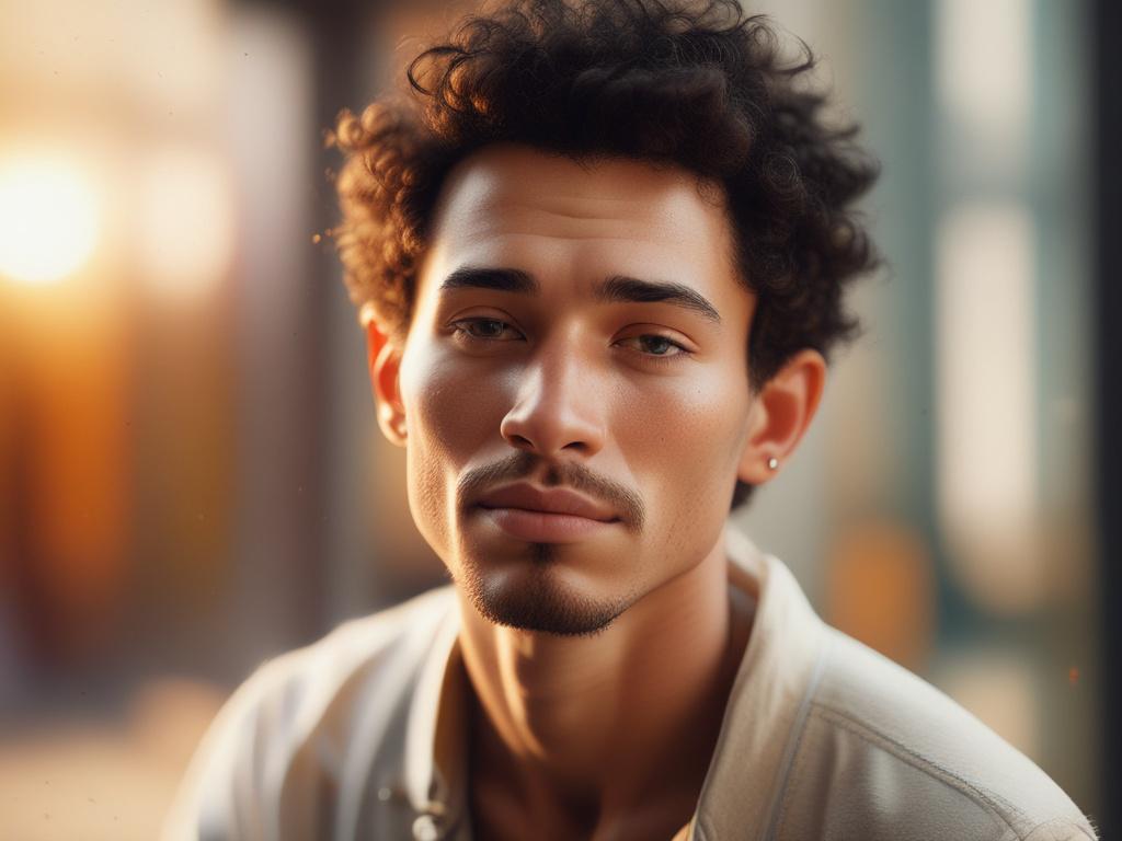 A close up shot of an individual engaging in deep