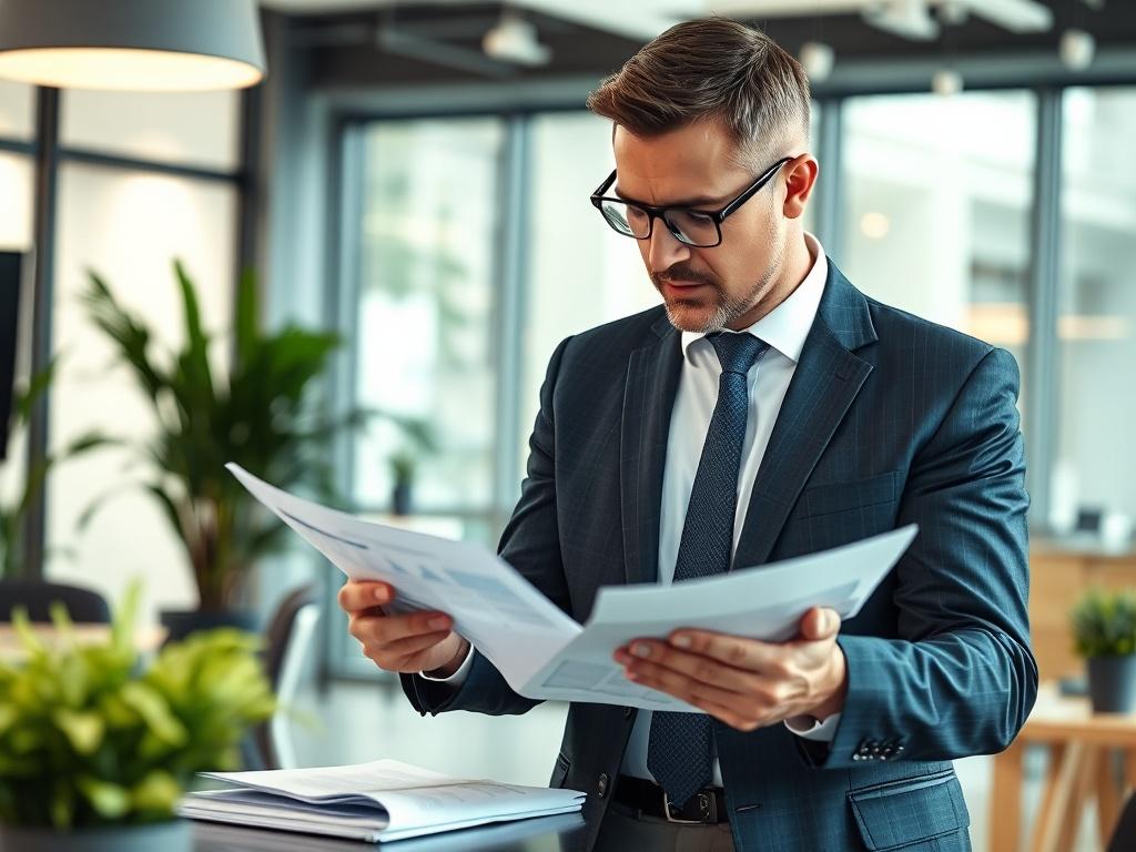 A hyper realistic close up shot of a professional consultant