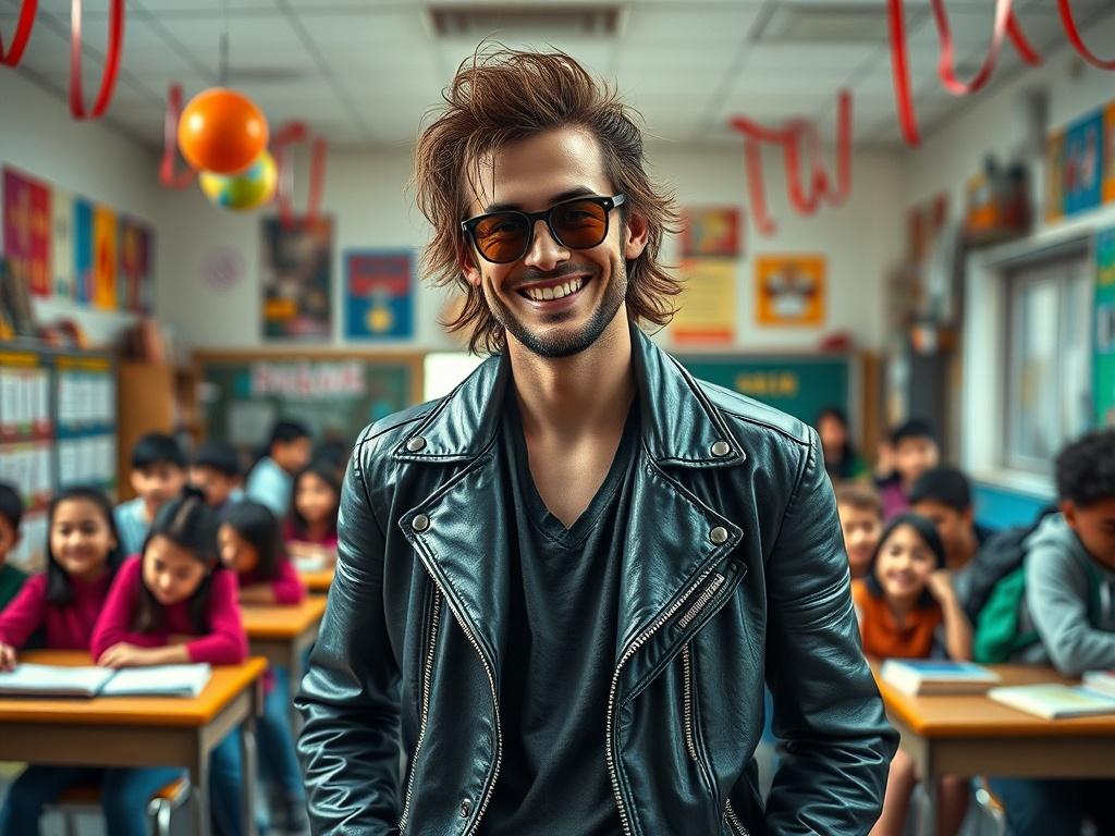 A realistic high resolution of a charismatic man, known as