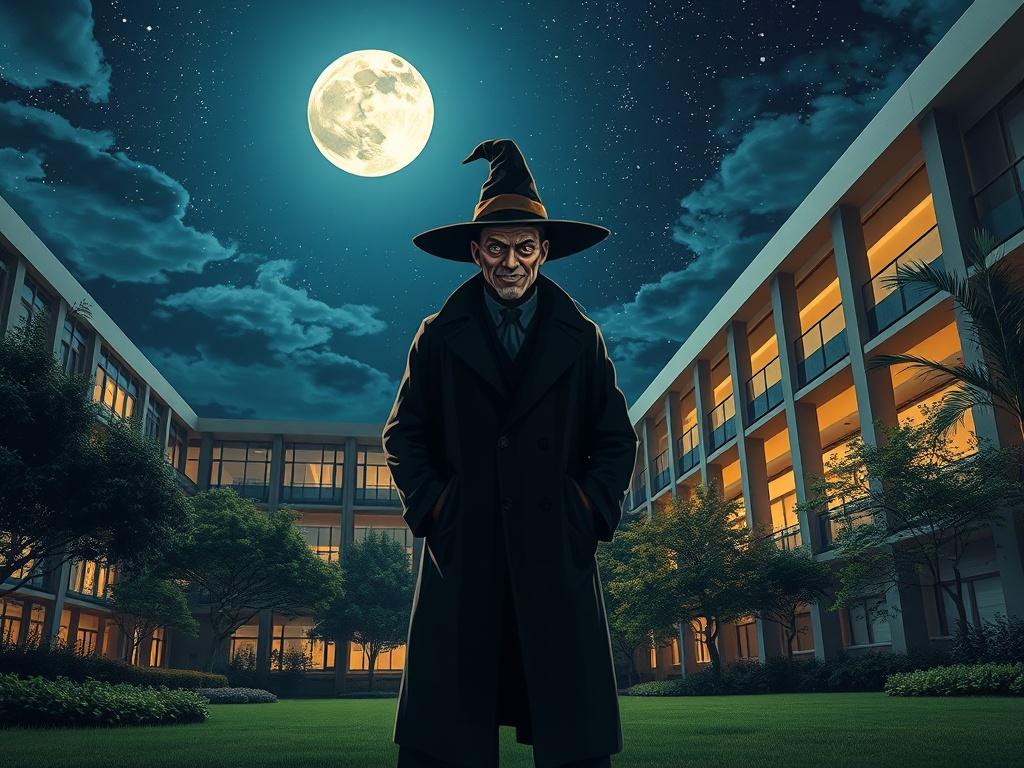 A realistic high resolution of a mysterious figure, known as