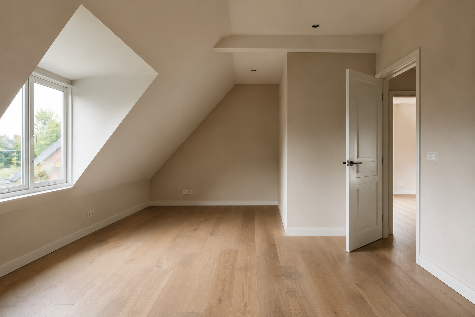 Slaapkamer met geïntegreerd interieur