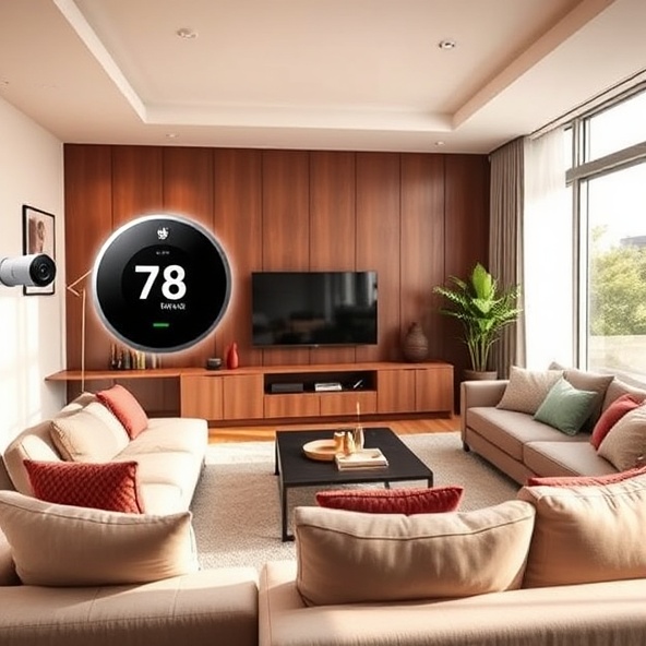 Smart home living room